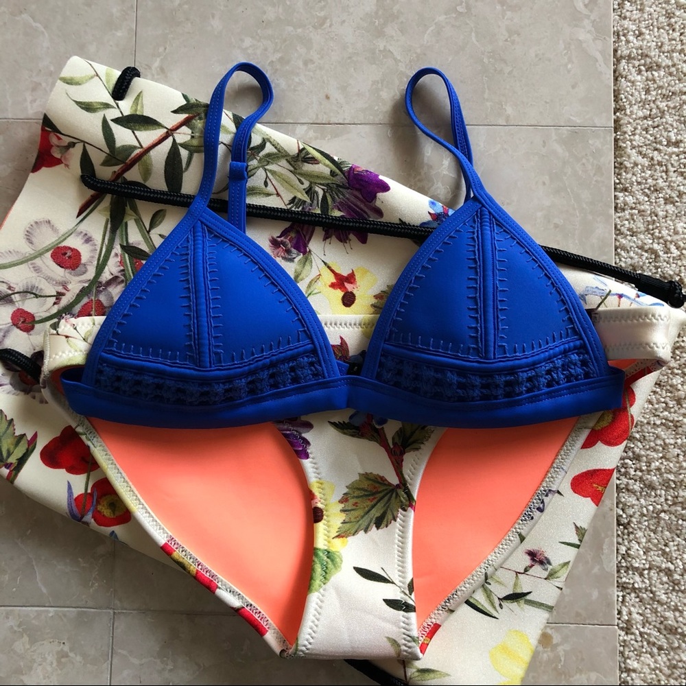 Triangl Paloma - Blu Bikini + Bag